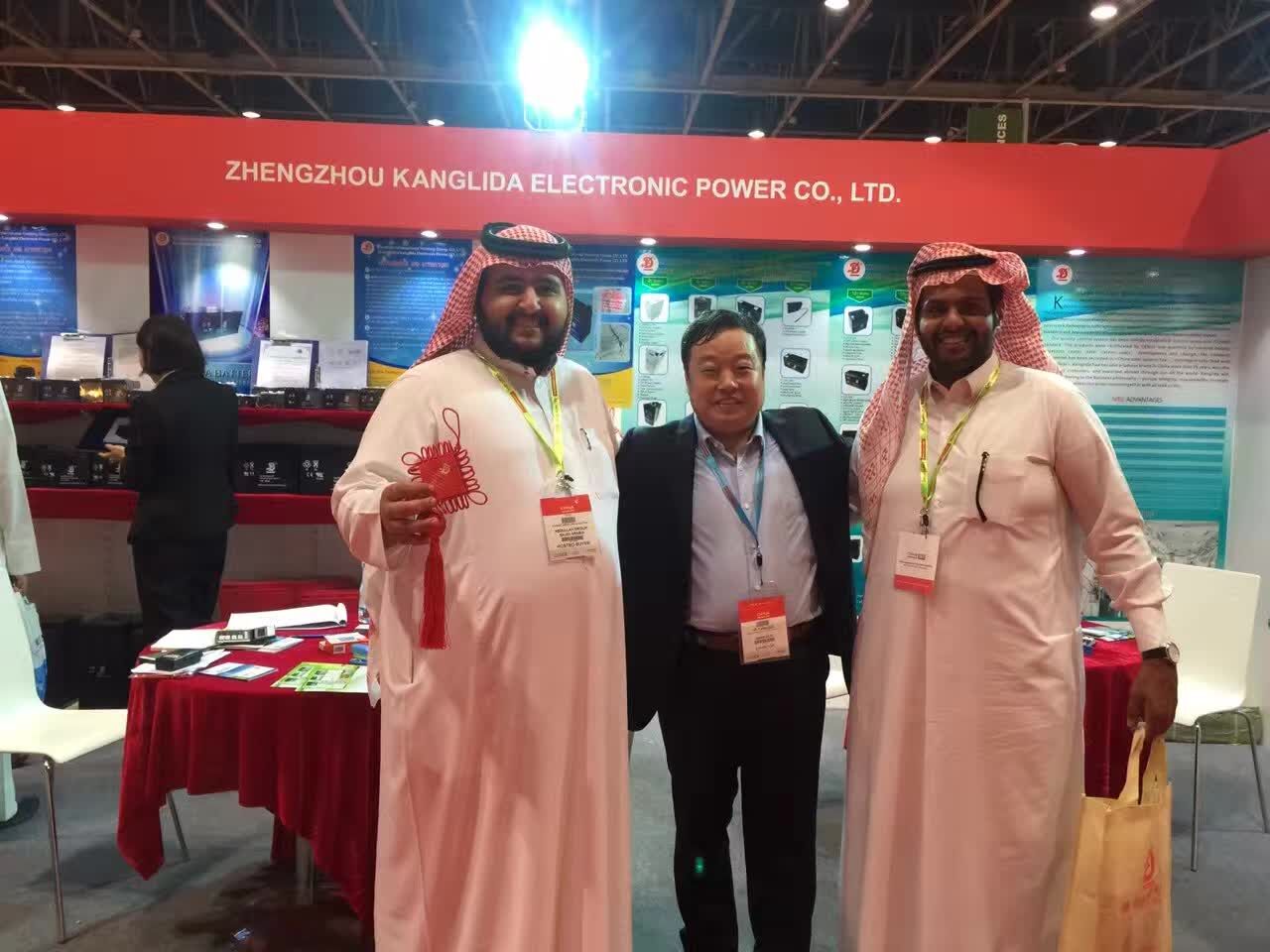 kanglida lead acid battery on exhibition Dubai